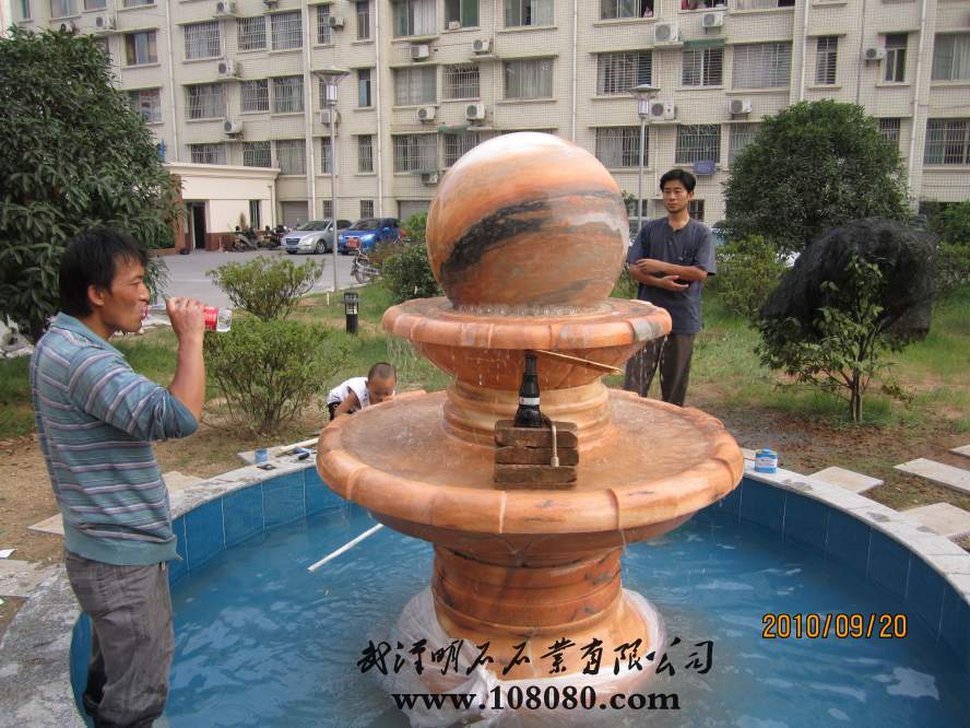 恩施大理石风水球喷泉