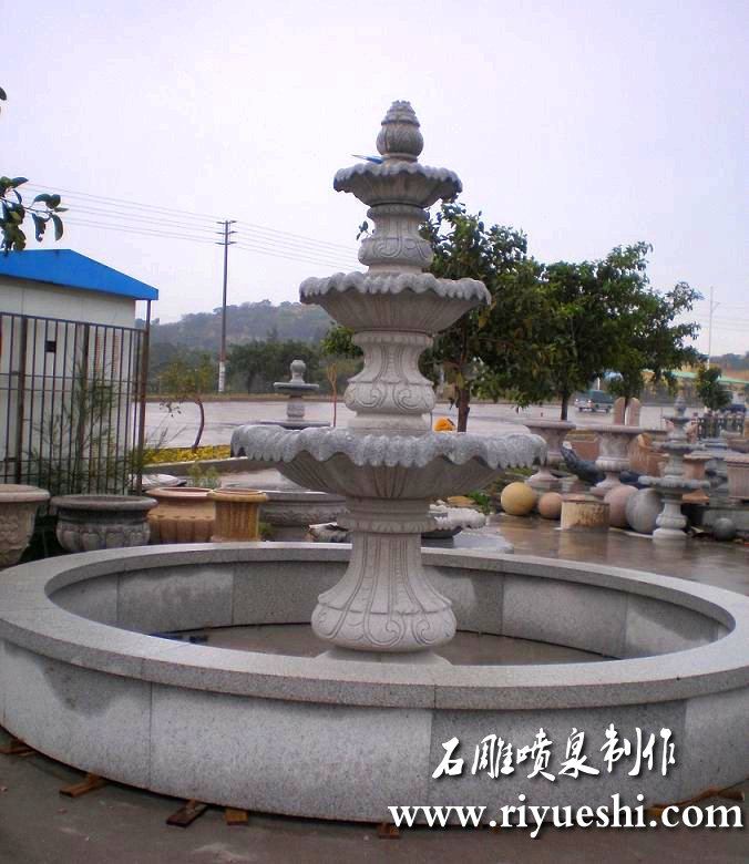 石雕喷泉